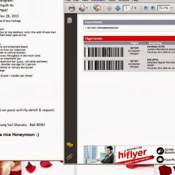 tiket honeymoon