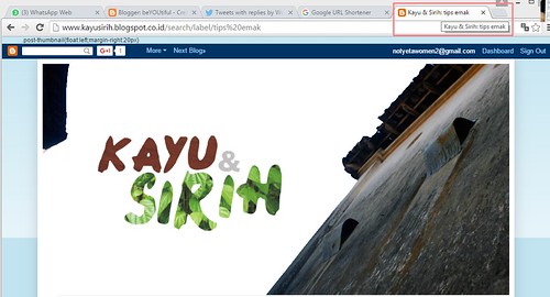 Kayu Sirih's Blog