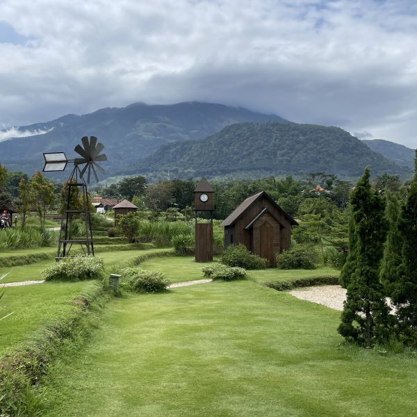 view lereng Arjuna di Rustic Market Trawas